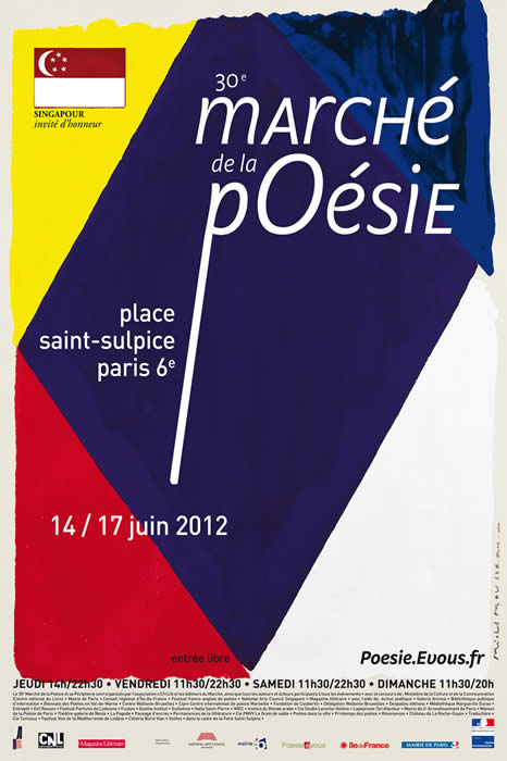 30e Marché de la Poésie - Place Saint-Sulpice du 14 au 17 juin